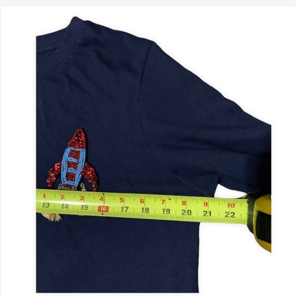 ASOS Navy Rocket Knit Sweater Size Small - Picture 5 of 7